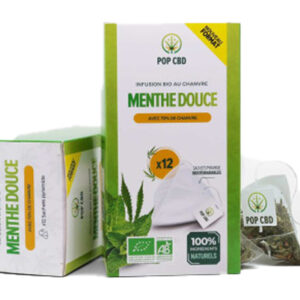 INFUSION BIO AU CHANVRE  "MENTHE DOUCE"