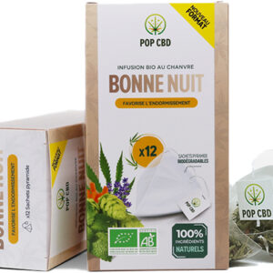 INFUSION BIO AU CHANVRE  "BONNE NUIT"