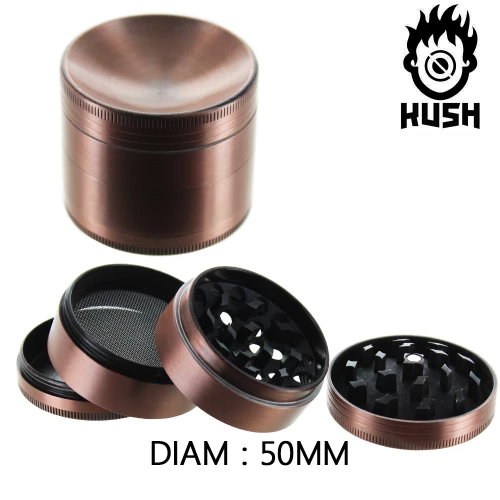 GRINDER ALU INCURVE CUIVRE 50MM